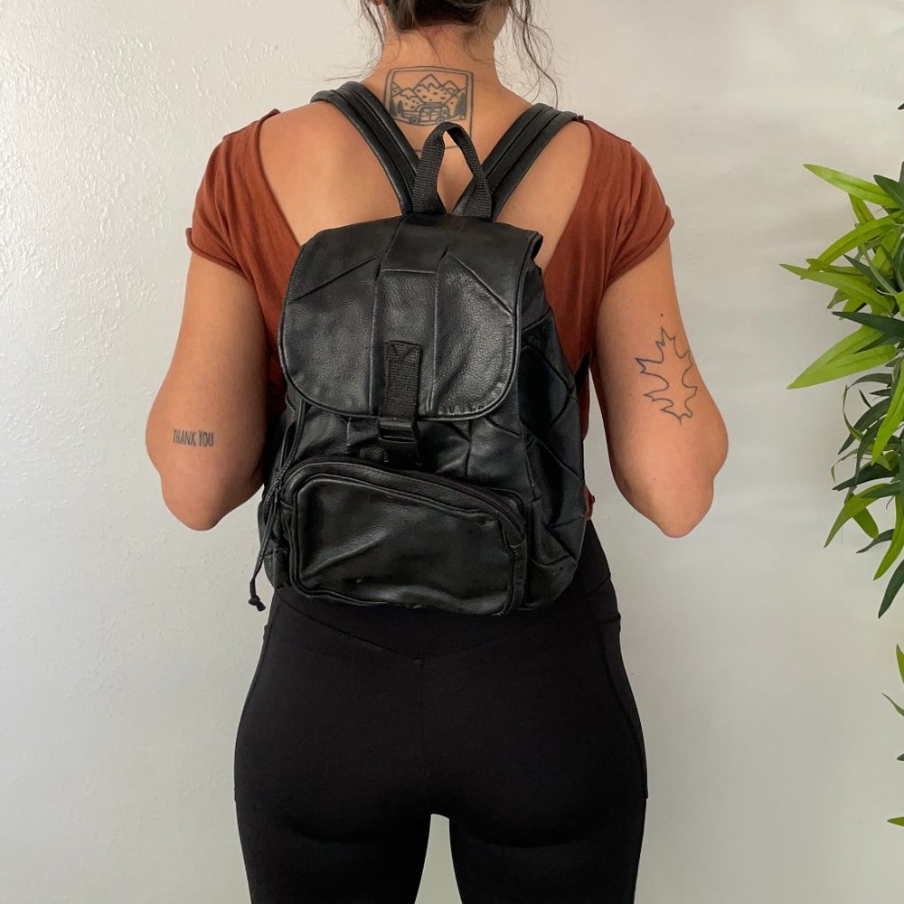 Vintage Leather Backpack